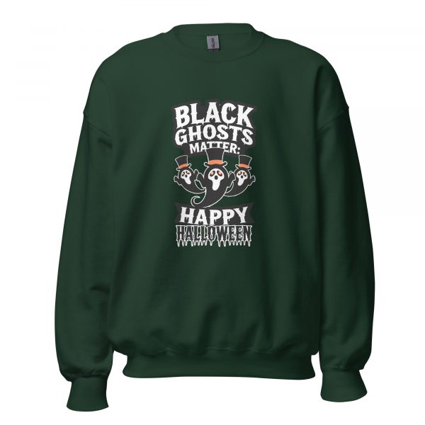 Black Ghosts Matter: Happy Halloween Sweatshirt - Image 2
