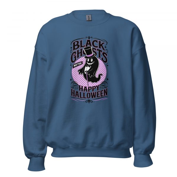 Black Ghosts Matter: Happy Halloween Sweatshirt - Image 2
