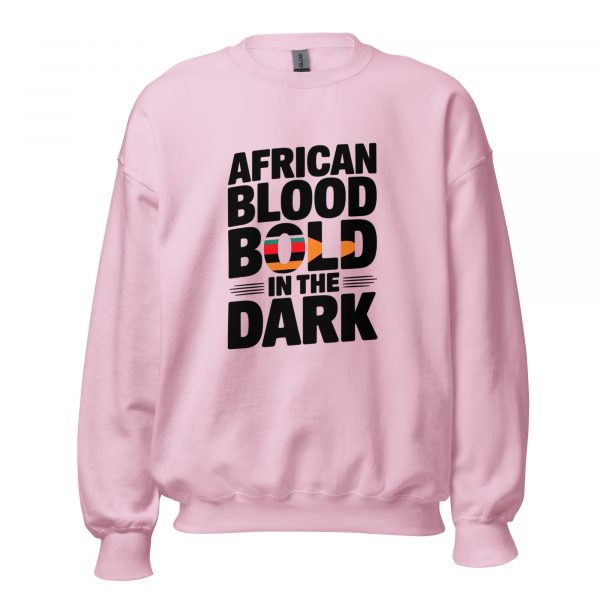 African Blood Bold in the Dark Halloween Sweatshirt - Image 5