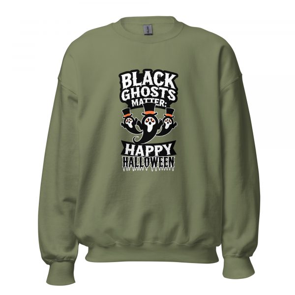 Black Ghosts Matter: Happy Halloween Sweatshirt - Image 6