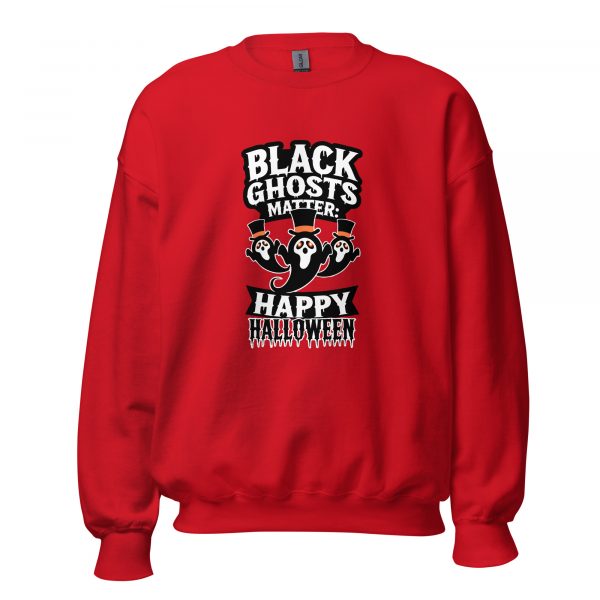 Black Ghosts Matter: Happy Halloween Sweatshirt - Image 3