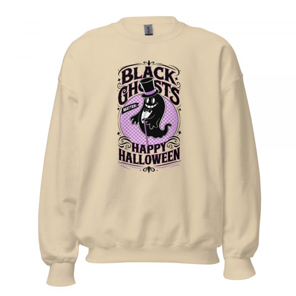 Black Ghosts Matter: Happy Halloween Sweatshirt - Image 4