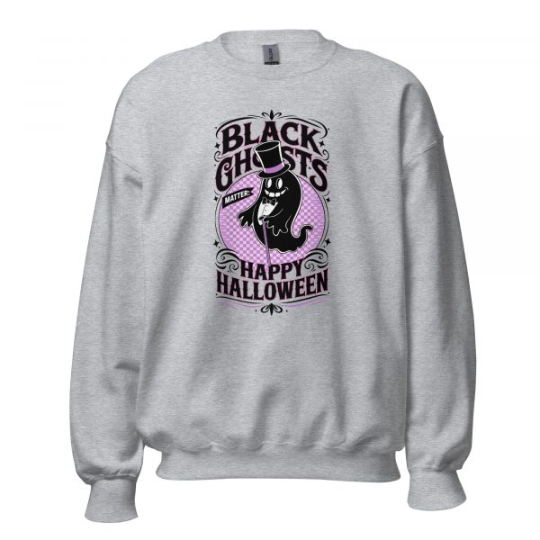 Black Ghosts Matter: Happy Halloween Sweatshirt - Image 3