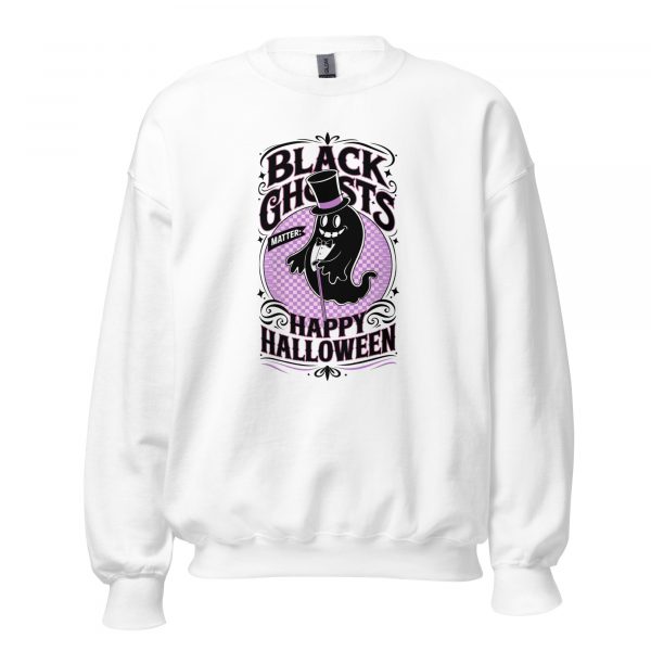 Black Ghosts Matter: Happy Halloween Sweatshirt - Image 6