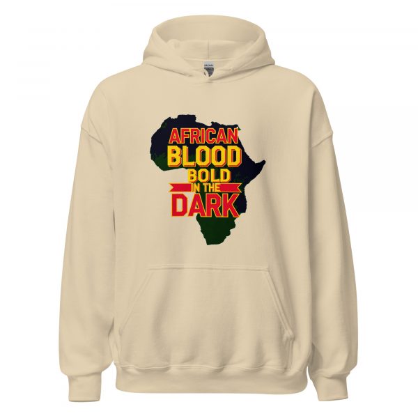 African Blood Bold in the Dark Hoodie - Image 3