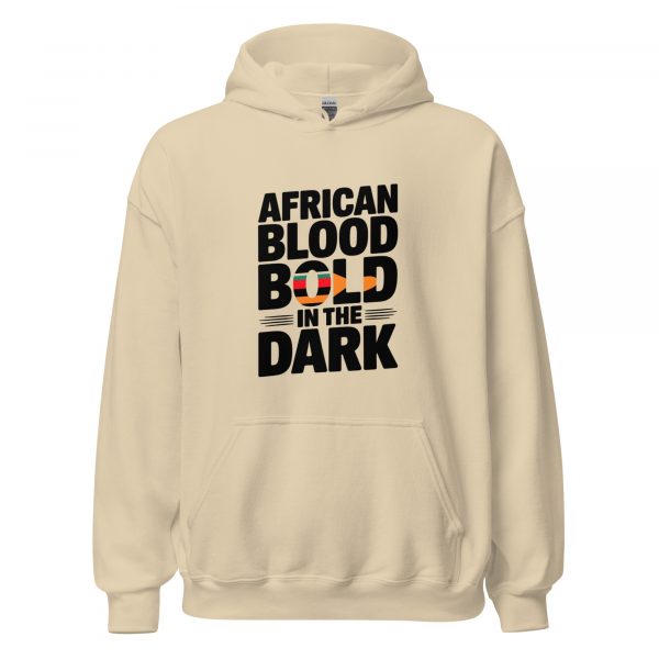 African Blood Bold in the Dark Hoodie - Image 4