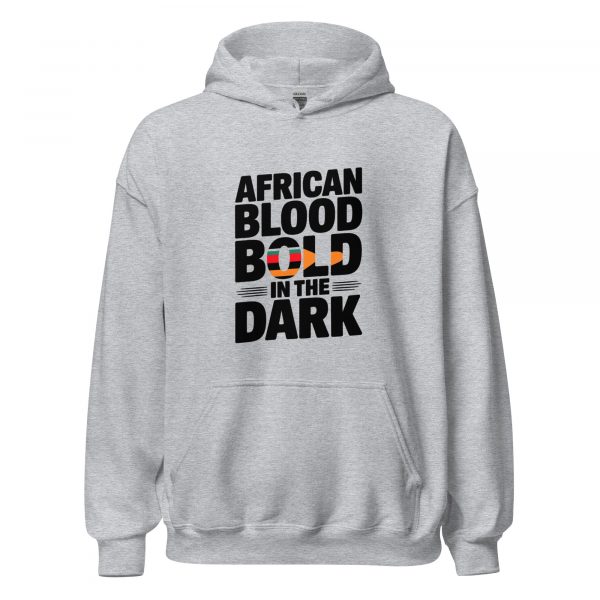 African Blood Bold in the Dark Hoodie - Image 2