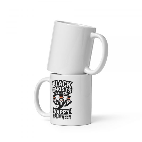 Black Ghosts Matter: Happy Halloween Mug - Image 2
