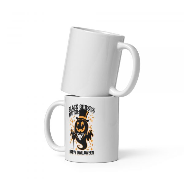 Black Ghosts Matter: Happy Halloween Mug - Image 2