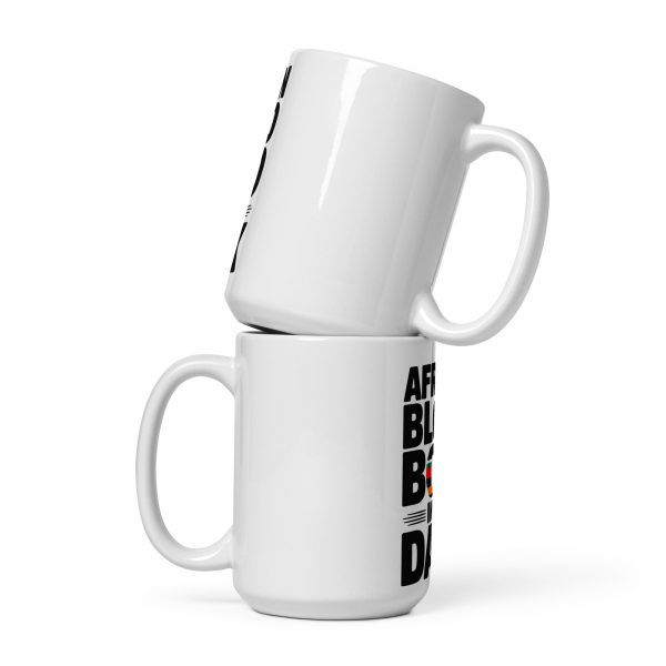 African Blood Bold in the Dark Glossy Mug - Image 3