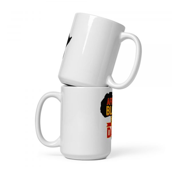 African Blood Bold in the Dark Glossy Mug - Image 3