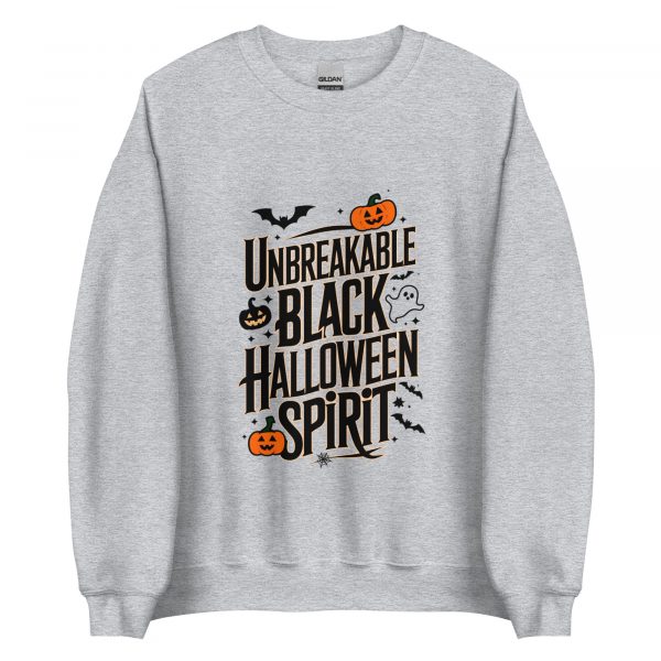 Unbreakable Black Halloween Spirit Sweatshirt - Image 3