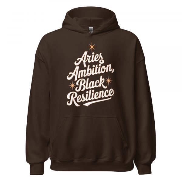 Aries Ambition: Black Resilience Hoodie - Image 4