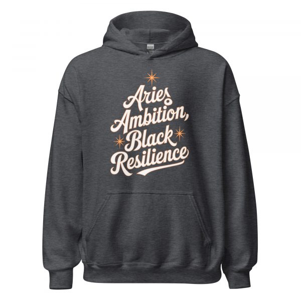 Aries Ambition: Black Resilience Hoodie - Image 5