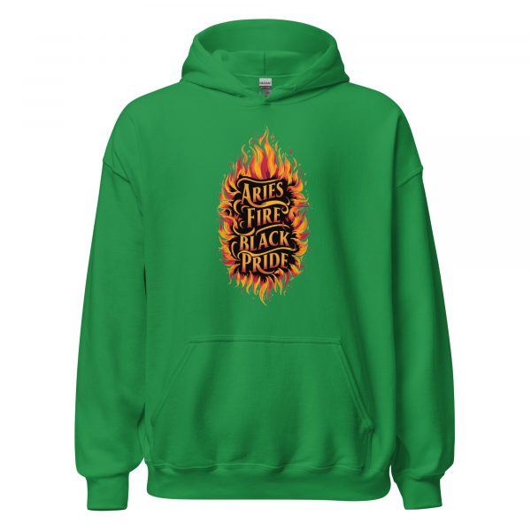 Aries Fire, Black Pride Hoodie