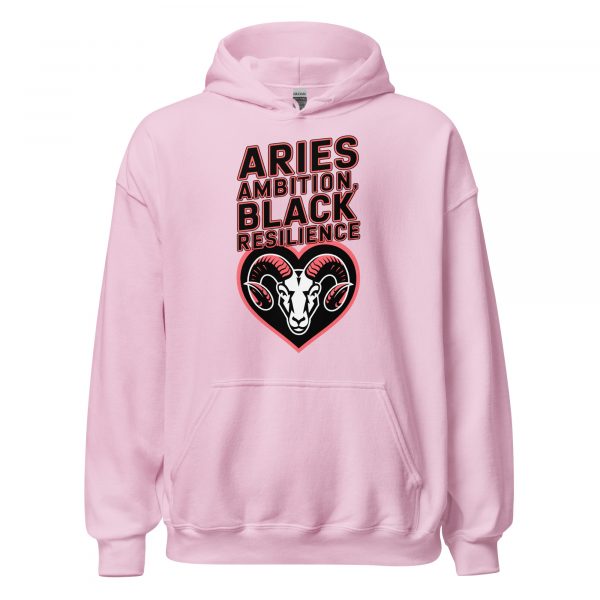 Aries Ambition: Black Resilience Hoodie - Image 4