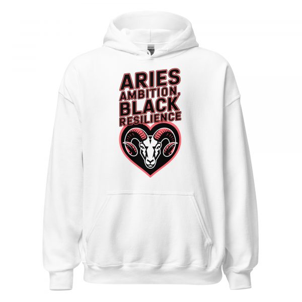 Aries Ambition: Black Resilience Hoodie - Image 5