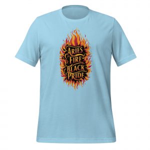 Aries Fire, Black Pride T-Shirt