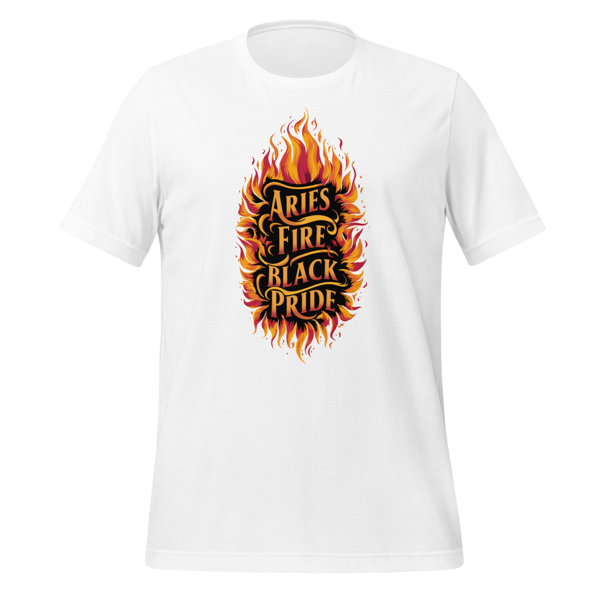 Aries Fire, Black Pride T-Shirt - Image 5