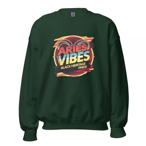 Aries Vibes: Black Heritage Pride Sweatshirt - Image 8