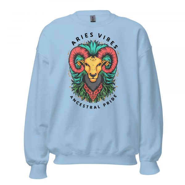 Aries Vibes: Black Heritage Pride Sweatshirt - Image 2