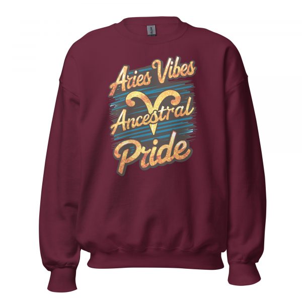 Aries Fire: Black Pride – Sweatshirt - Image 2