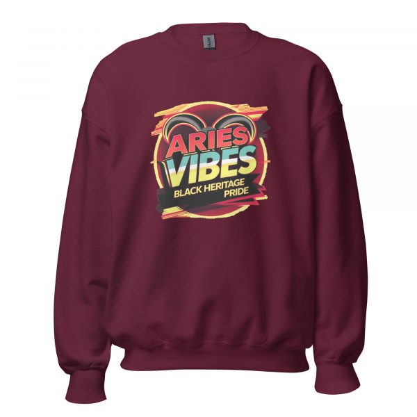 Aries Vibes: Black Heritage Pride Sweatshirt - Image 6