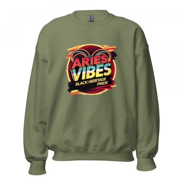 Aries Vibes: Black Heritage Pride Sweatshirt - Image 10