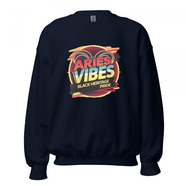 Aries Vibes: Black Heritage Pride Sweatshirt - Image 4