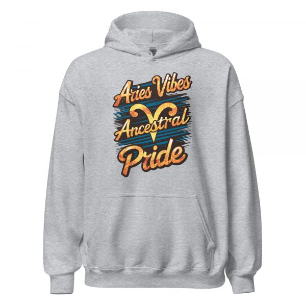 Aries Fire: Black Pride Hoodie - Image 3