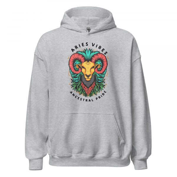 Aries Vibes: Black Heritage Pride Hoodie - Image 2
