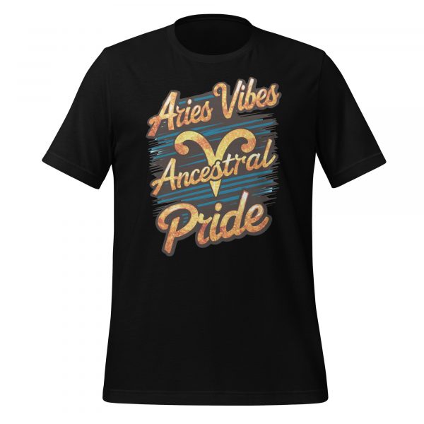 Aries Fire: Black Pride T-Shirt - Image 2